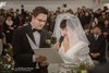 김혜선♥스테판 지겔, 결혼식 사진 공개…'시선 강탈'